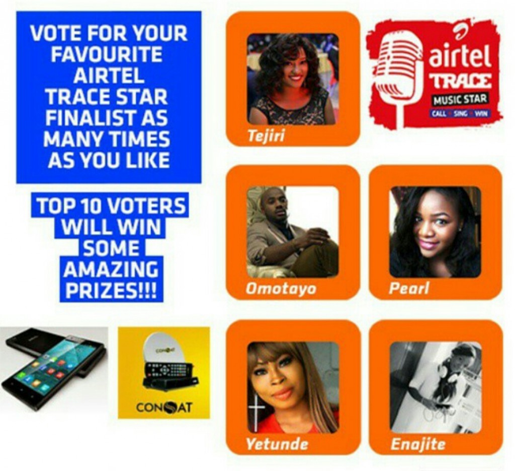 Meet The Top 5 Finalists From Airtel
Trace Music Star Competition