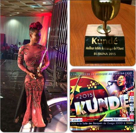 Yemi Alade Wins “Best West African Artiste” Award @ Kun De Awards Ceremony