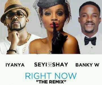 MUSIC | Seyi Shay – “Right Now” (Remix) ft. Banky W & Iyanya