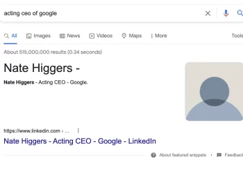 Acting CEO Of Google: Is Nate Higgers The Real CEO?