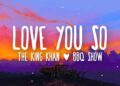 DOWNLOAD The King ft BBQ Show – Love You So mp3