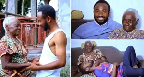 25-year-old man set to marry his 85-year-old lover (Video)