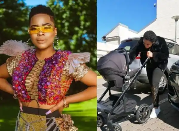 Masechaba Khumalo welcomes a baby boy (Photos)